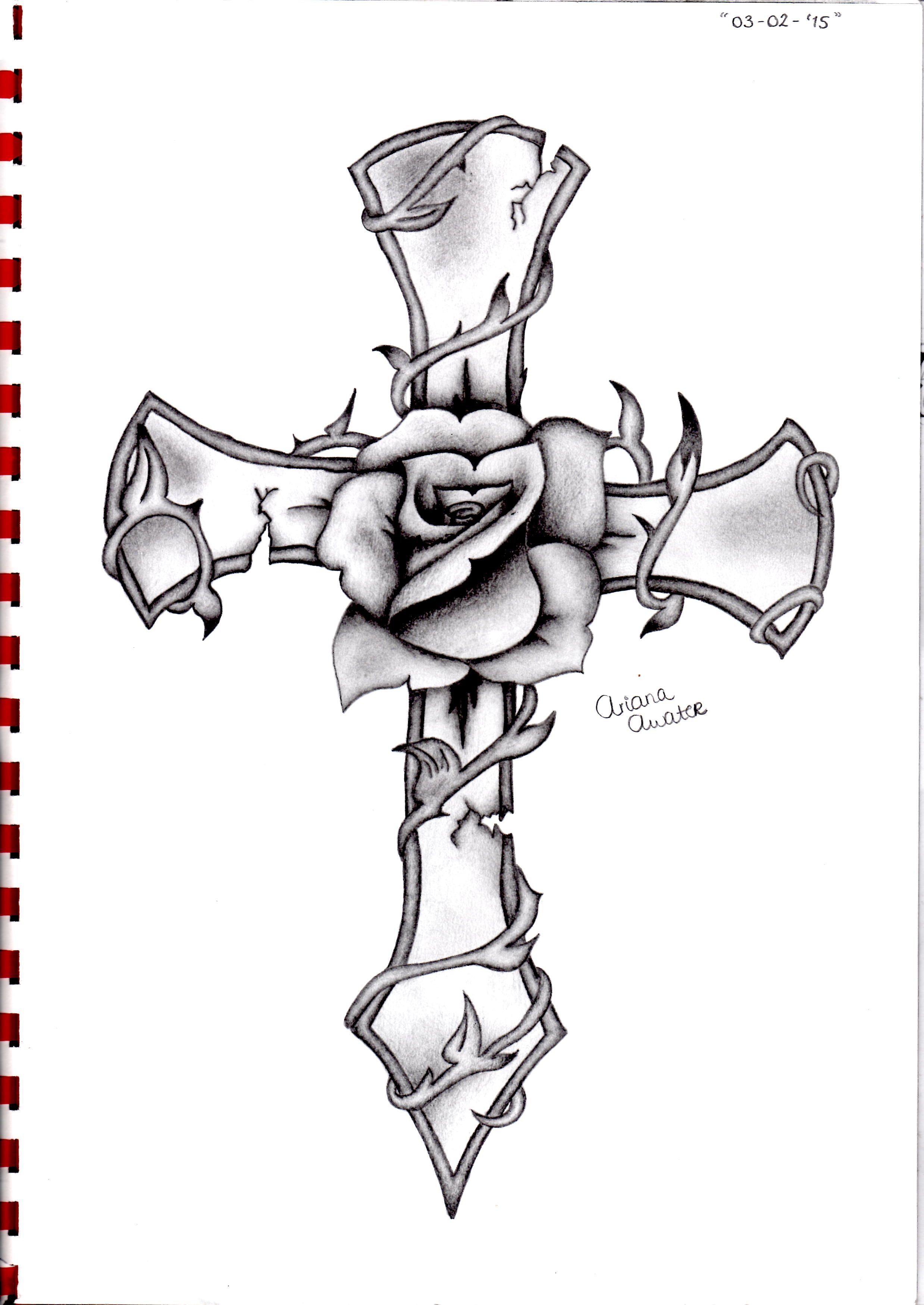2477x3500 Tattoo Designs For Women Drawing - Cross Sketch Drawing
