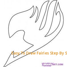 236x236 Easy To Draw Fairies Step - Cross Stitch Drawing