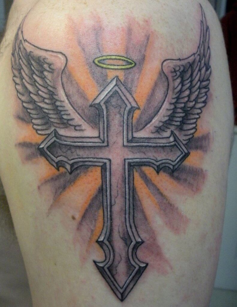 791x1023 best cross tattoos for men improb - Cross Tattoo Drawings