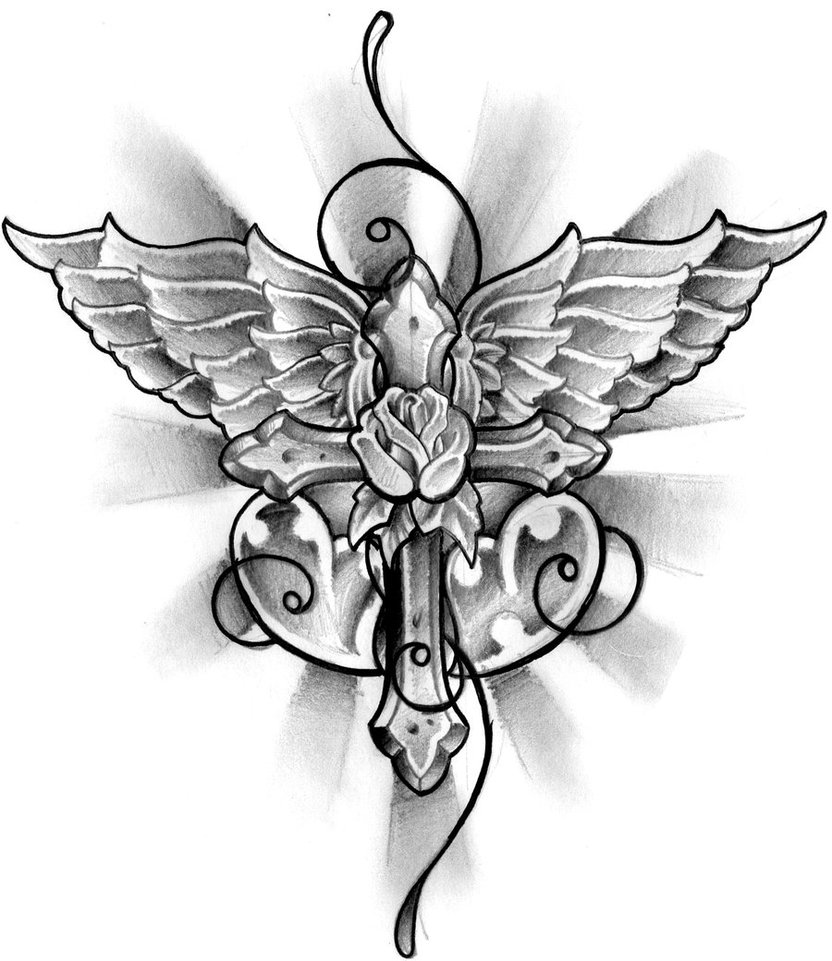 832x961 Rosary Drawing Jesus Cross Tattoo For Free Download - Cross Tattoo Drawings
