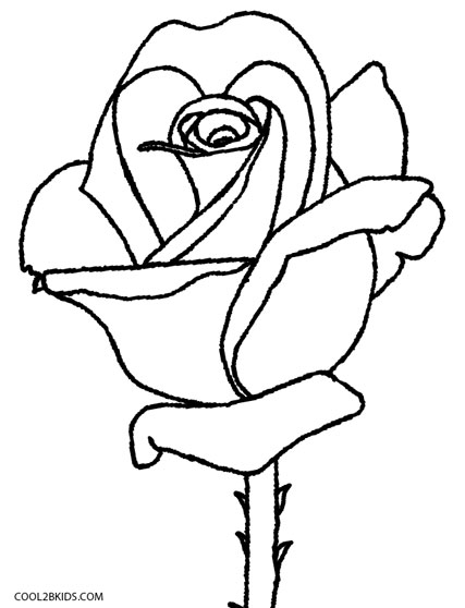 427x558 Cross With Rose Drawing - Cross With A Rose Drawing