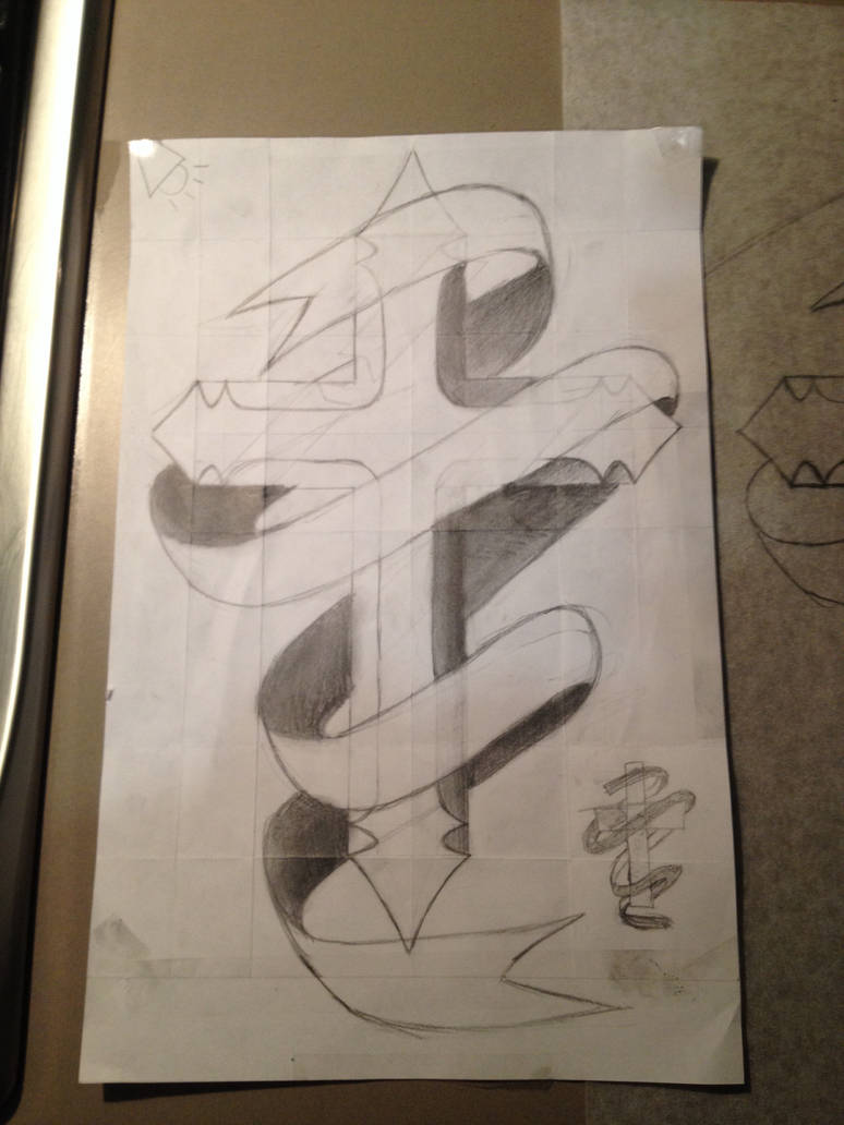 774x1032 Gothic Style Cross And Ribbon - Cross With Ribbon Drawing