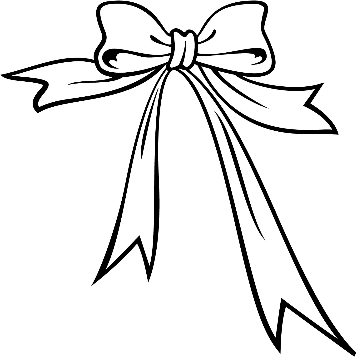 1500x1500 Ribbon Clipart Cross - Cross With Ribbon Drawing