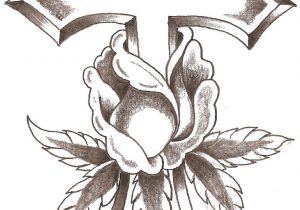 300x210 Cross With Flowers Drawing Cross With Flowers Drawing Image Result - Cross With Roses Drawings