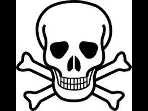 480x360 How To Draw A Skull And Crossbones {speed Drawing} - Crossbones Drawing