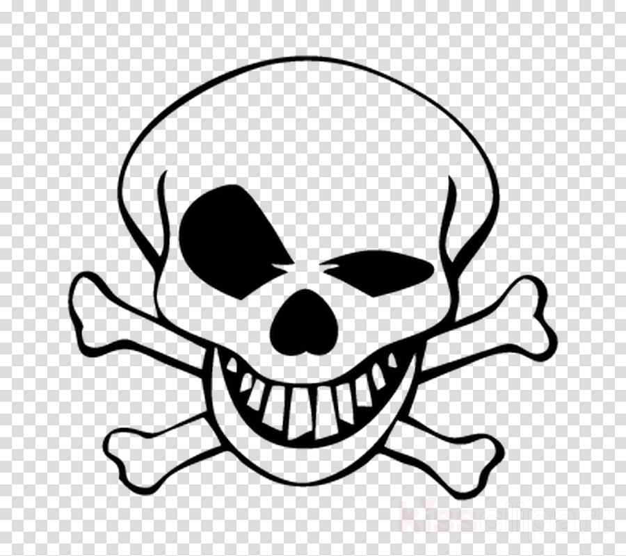 900x800 Drawing, Head, Font, Transparent Png Image Clipart Free Download - Crossbones Drawing