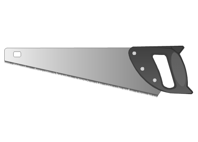 640x460 tools - Crosscut Saw Drawing
