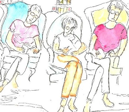 440x381 crossed legs are hard to draw ink, paint, words - Crossed Legs Drawing