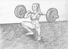 225x163 pencil, graphite miniature art drawings ebay - Crossfit Drawings