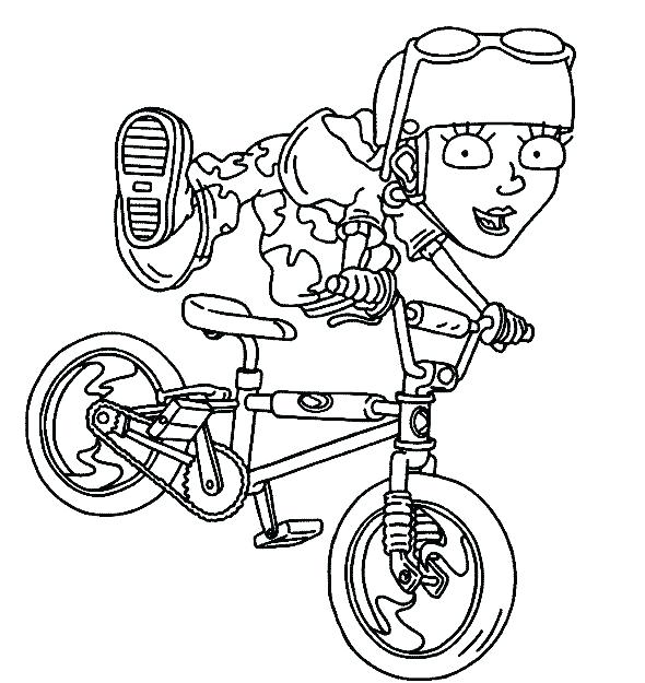 590x625 crotch rocket coloring pages - Crotch Rocket Drawing