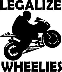 257x300 legalize wheelies sportbike rider super bike crotch rocket vinyl - Crotch Rocket Drawing