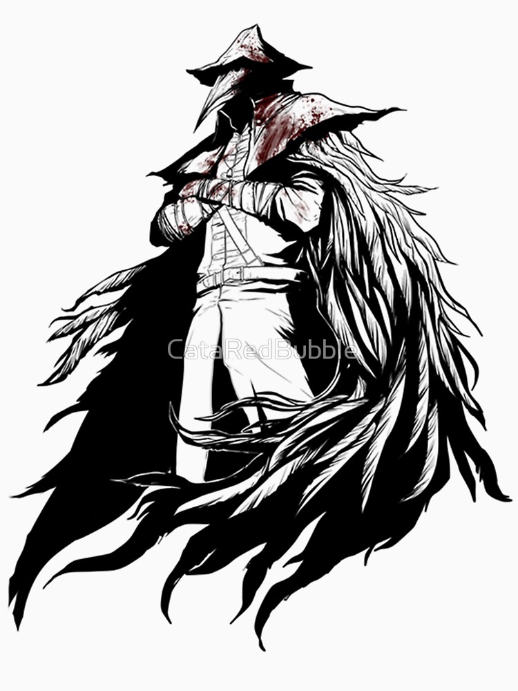 750x1000 Bloodborne - Crow Drawing