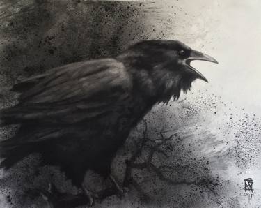 375x298 Crow Drawing - Crow Drawing Images