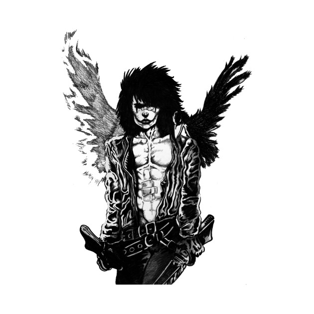 630x630 The Crow - Crow Pencil Drawing