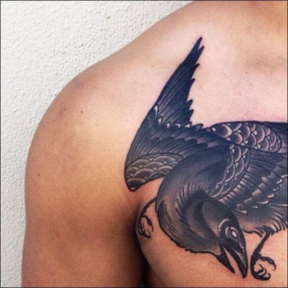 564x564 Best Crow Tattoos Designs And Ideas For Men And Women - Crow Tattoo Drawing