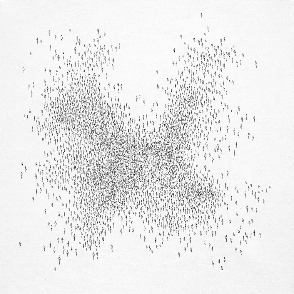 1000x1000 crowd drawing - Crowd Drawing