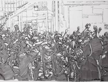 375x284 crowds drawing - Crowd Drawing