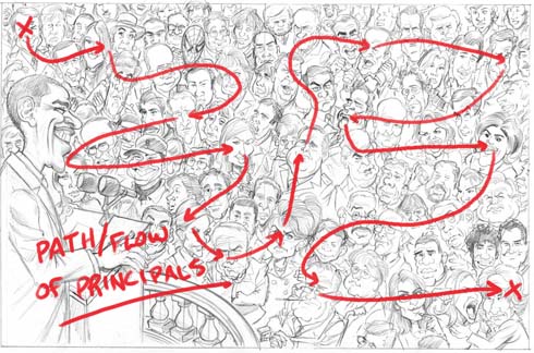 490x324 richmond illustration inc - Crowd Drawing