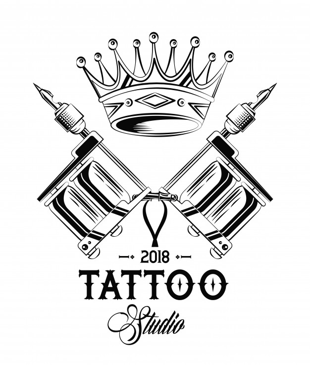 626x737 old school tattoo machines and crown drawing design vector - Crown Drawing Images