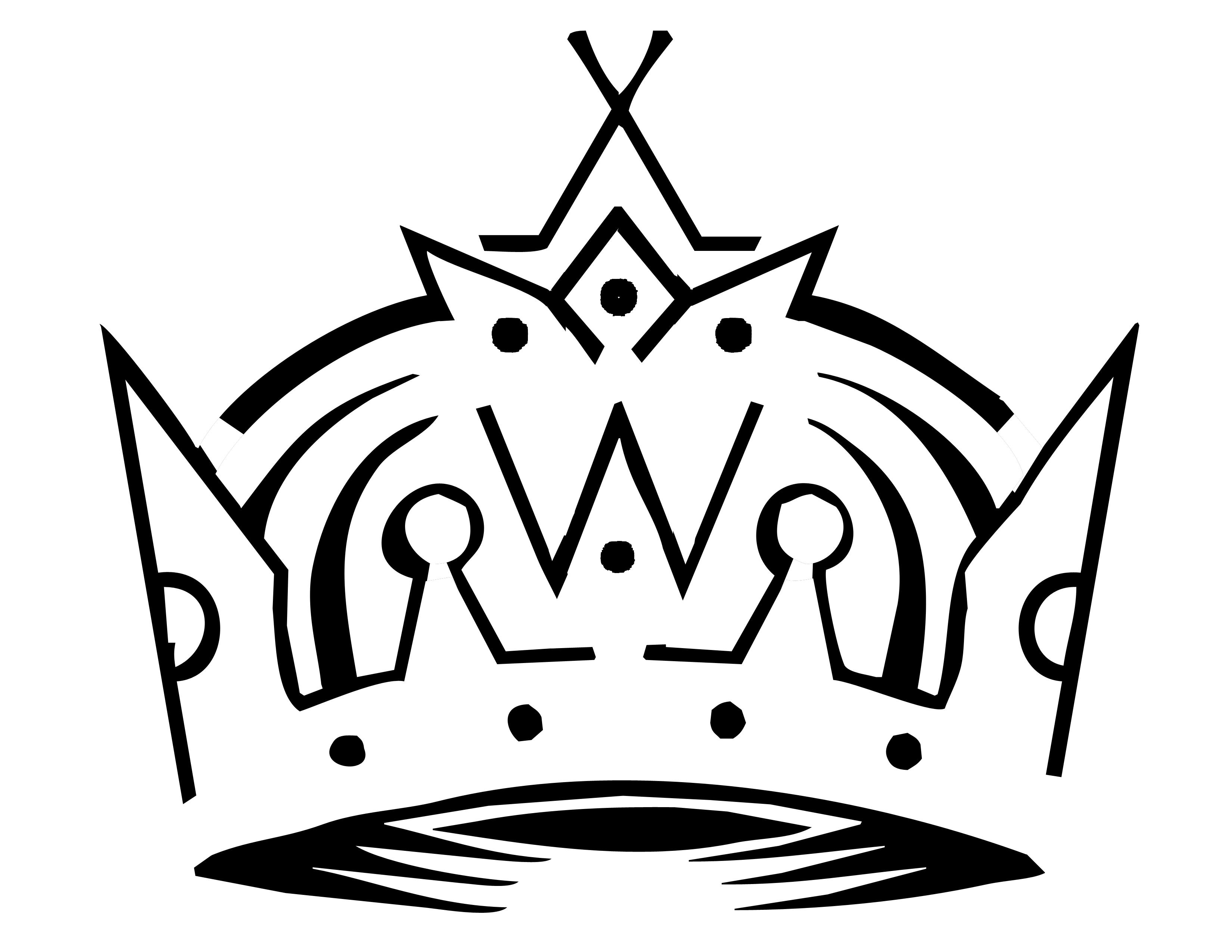 3300x2550 best african king crown drawing vector cdr free vector art - Crown Drawing Images