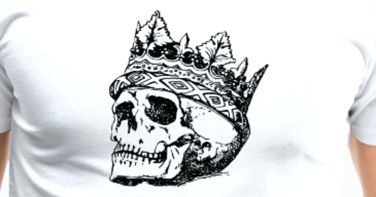 1200x630 skull with crown easysurfer - Crown Drawing Tattoo