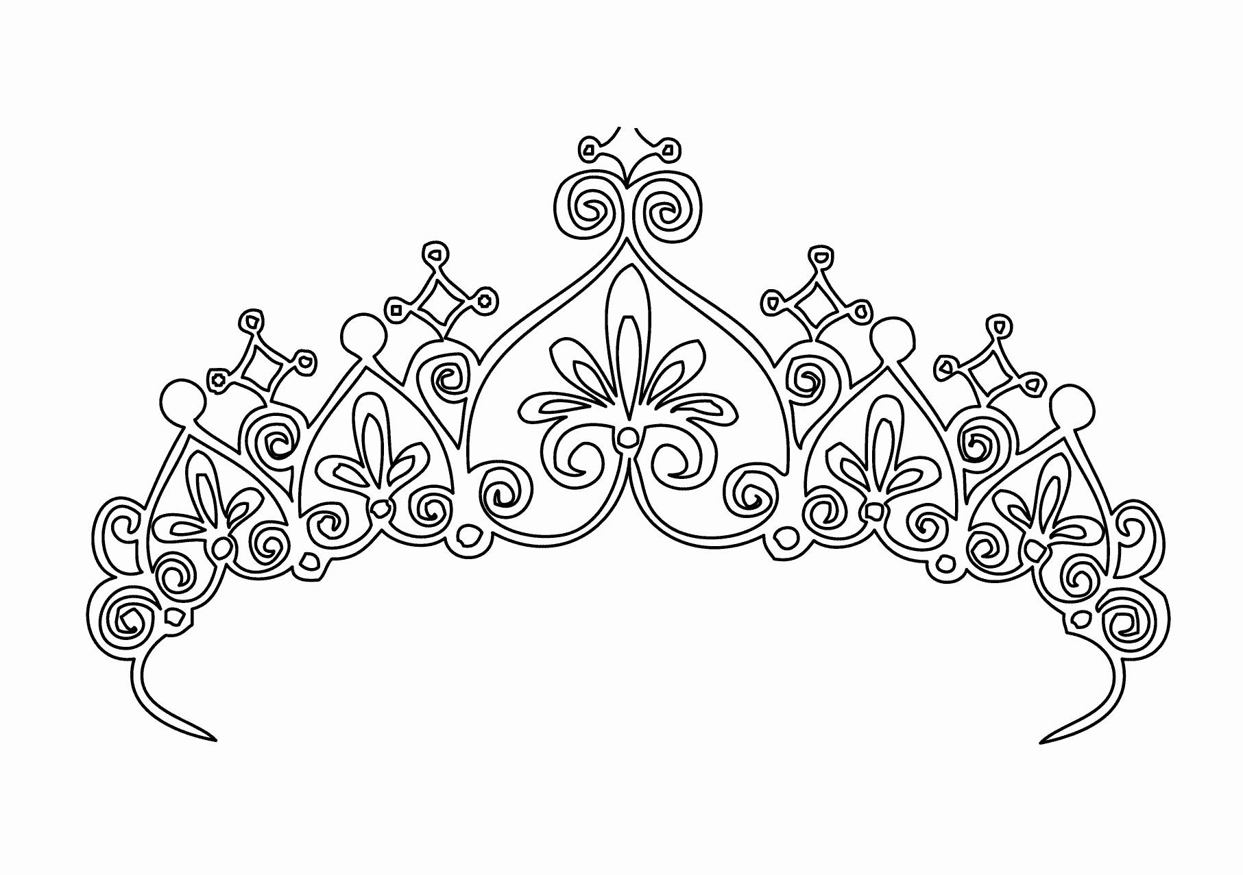 1813x1277 Drawing Paper Crown For Free Download - Crown Drawing Template