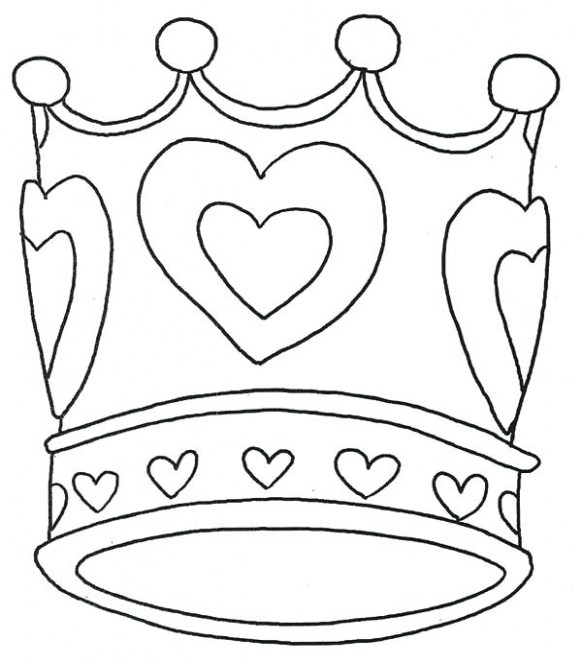 582x663 clash royale coloring pages terrific royal crown drawing - Crown Drawing Template