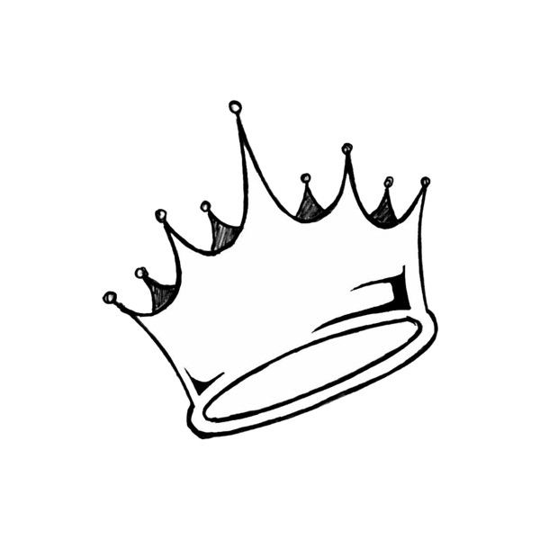 600x600 tumblr found on polyvore basiczjm crown drawing, king crown - Crown Drawing Tumblr
