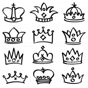 300x300 Vector Crown Logo Hand Drawn Graffiti Soidergi - Crown Drawing Vector