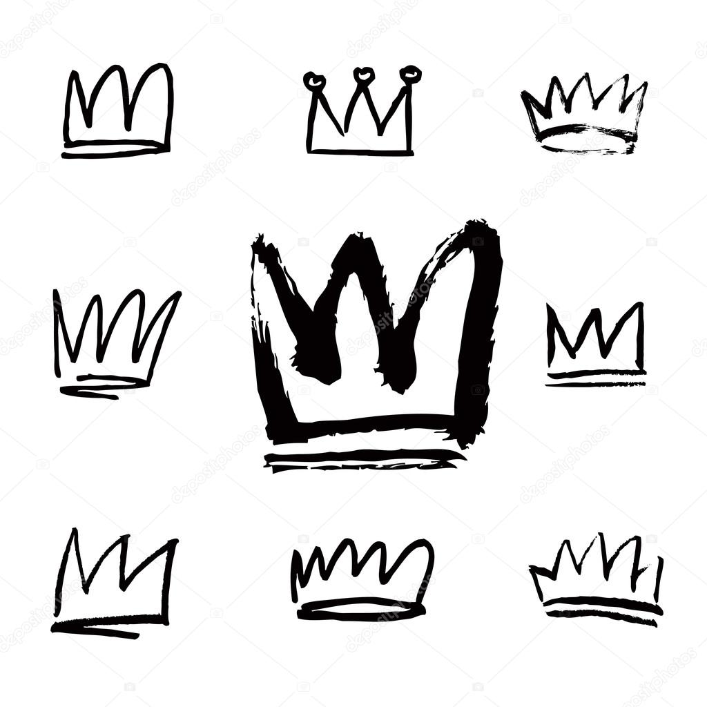 Корона нарисованная от руки