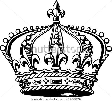 450x412 Crown Drawing For Free Download - Crown Jewels Drawing