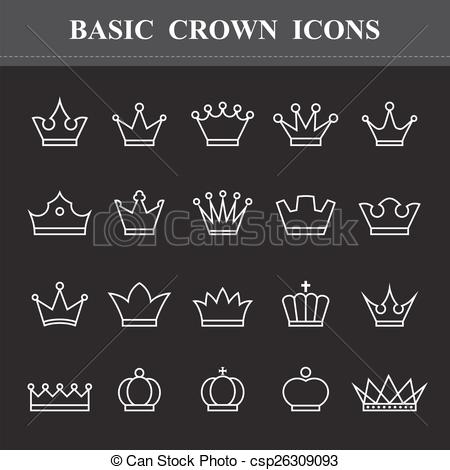 450x470 Crown Line Drawing - Crown Line Drawing
