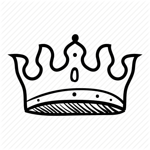 512x512 Royal Drawing King Crown Transparent Png Clipart Free Download - Crown Line Drawing