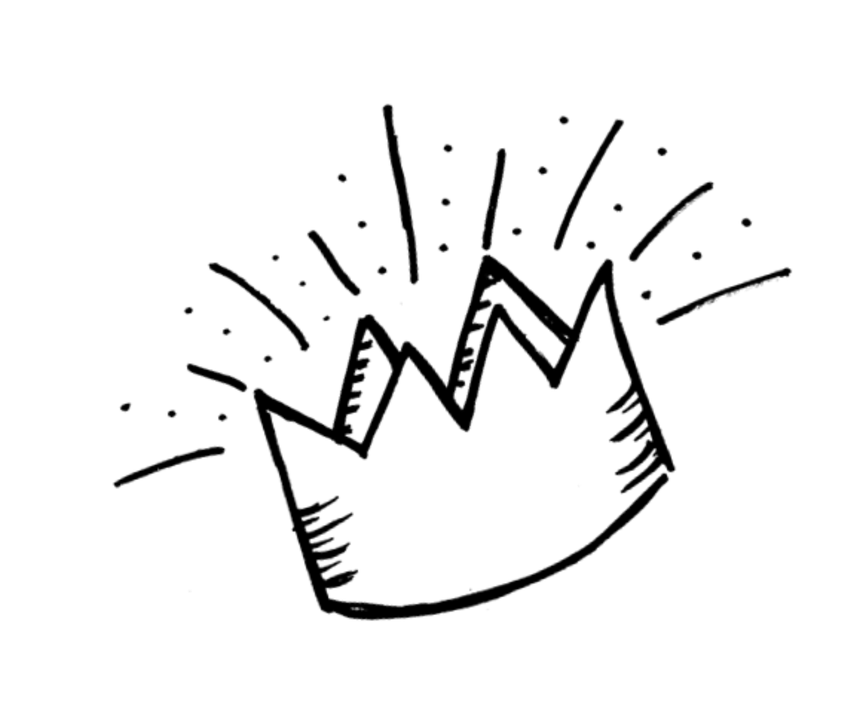 866x720 Collection Of Free Hat Drawing King Download On Ui Ex - Crown Line Drawing