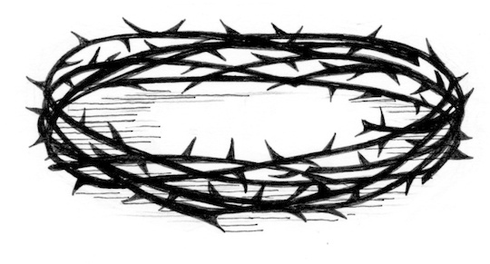 540x291 Crown Of Thorns Saint Mary's Press - Crown Of Thorns Drawing