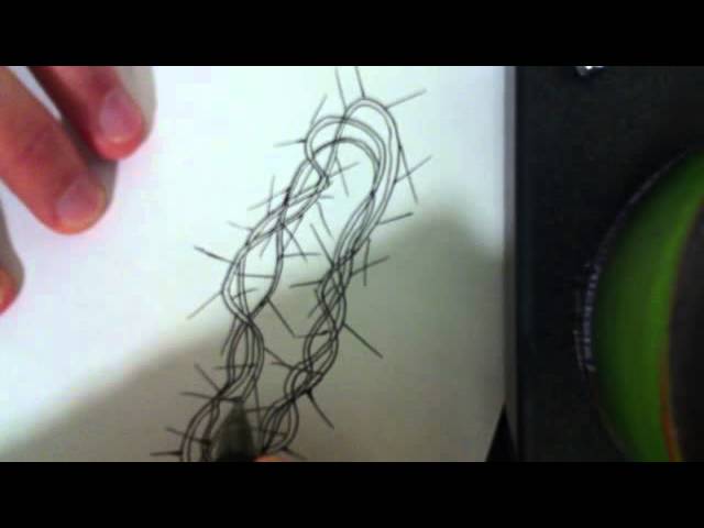 640x480 How To Draw A Crown Of Thorns - Crown Of Thorns Drawing