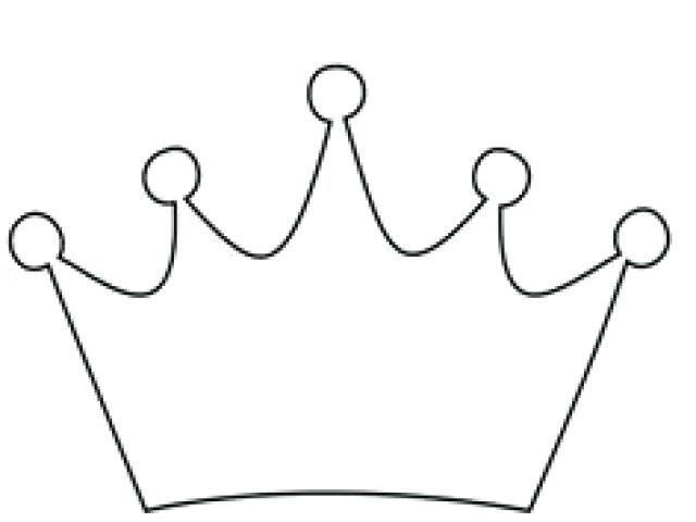 640x480 Top Black And White Crown Fresh Coloring - Crown Outline Drawing
