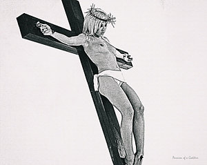 300x239 Crucifixion Drawings Fine Art America - Crucifixion Drawing