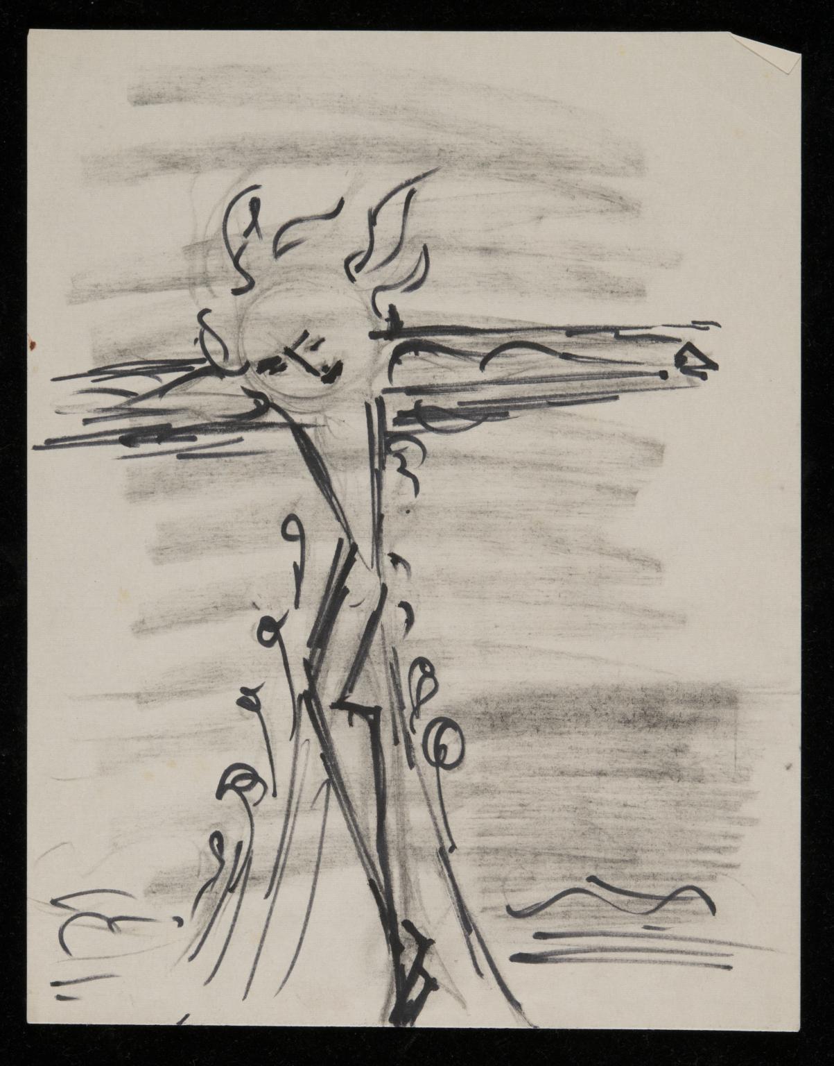 1203x1536 Drawing Of A Crucifixion - Crucifixion Drawing