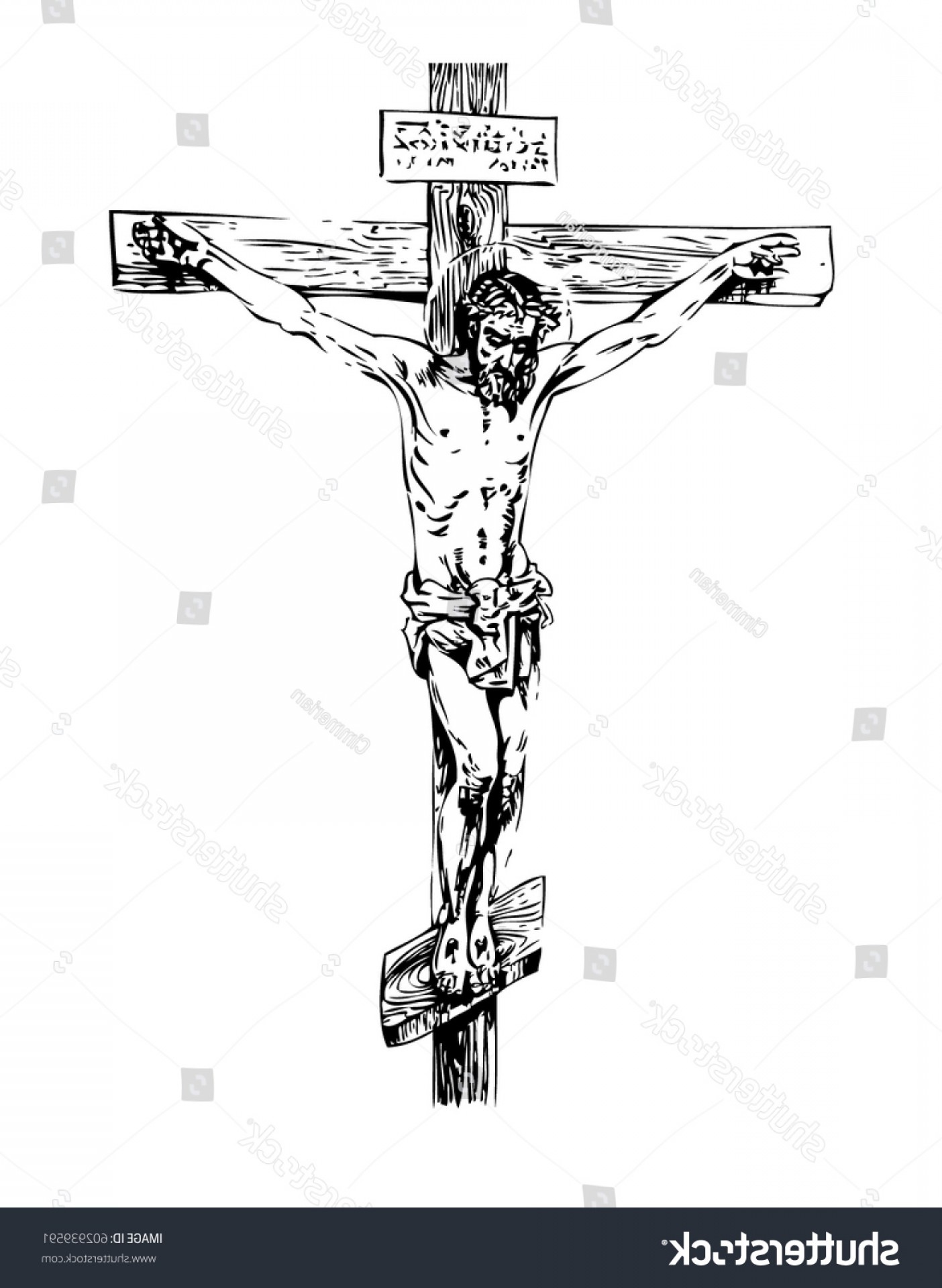 Crucifixion Drawing at PaintingValley.com | Explore collection of ...