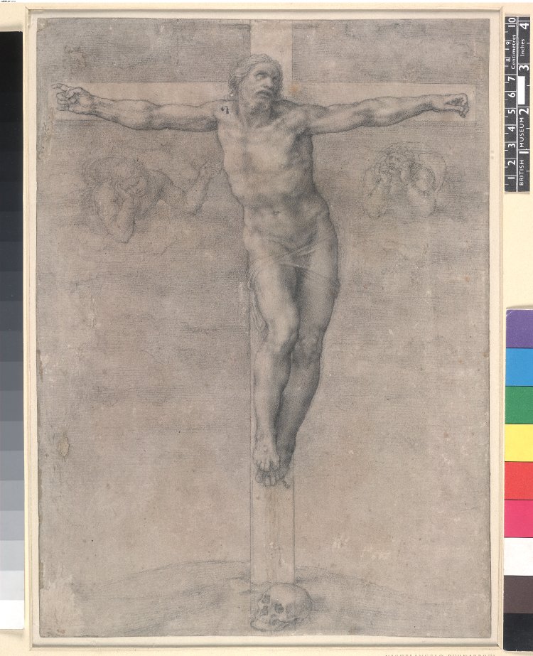 750x923 British Museum - Crucifixion Drawing