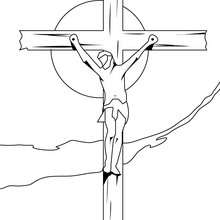 220x220 crucifixion of jesus coloring pages - Crucifixion Of Jesus Drawing