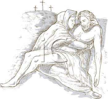 350x321 jesus clipart, suggestions for jesus clipart, download jesus clipart - Crucifixion Of Jesus Drawing