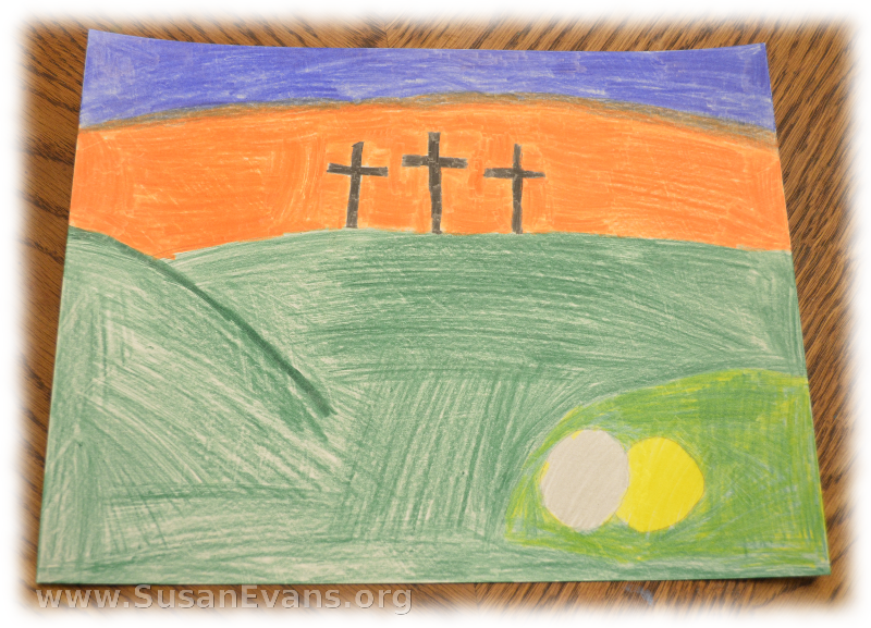 800x577 the crucifixion and resurrection of jesus - Crucifixion Of Jesus Drawing