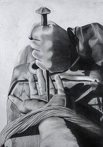 211x300 crucified jesus drawings pixels - Crucifixion Of Jesus Drawing