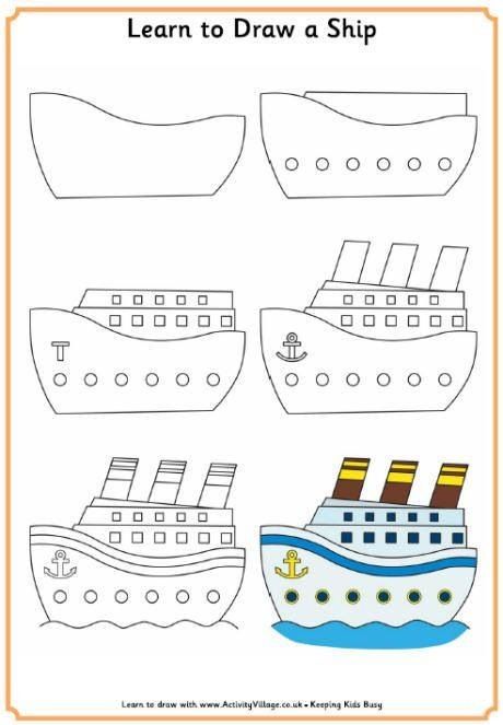 460x663 how to draw a cruise mommy artist to be! drawings, ship - Cruise Drawing