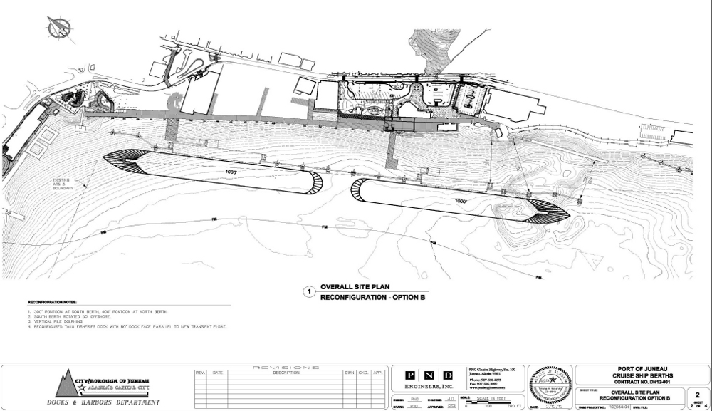 1000x577 juneau cruise ship dock project drawing - Cruise Drawing