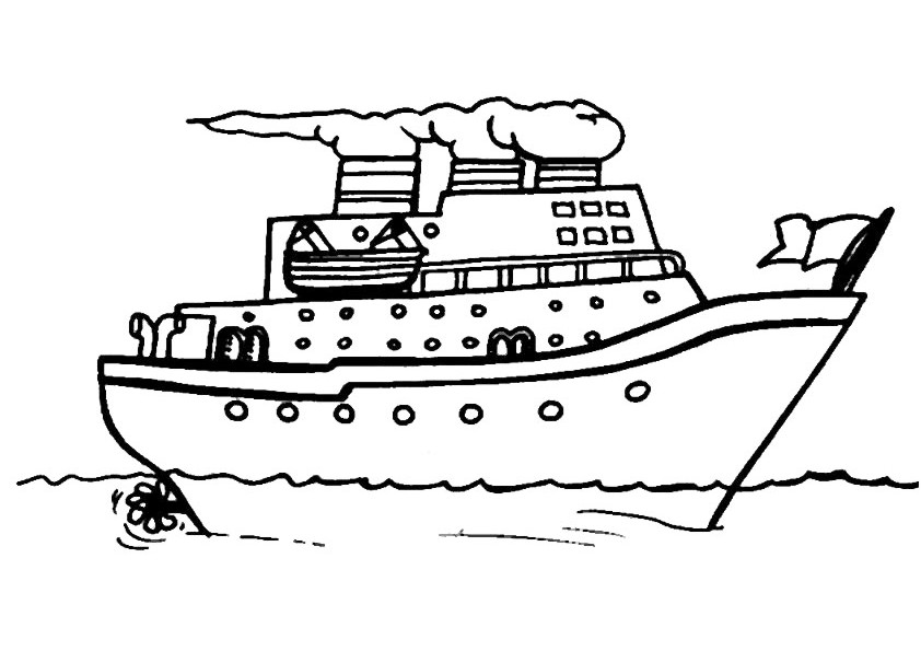842x595 cruise ship paquebot - Cruise Ship Drawing