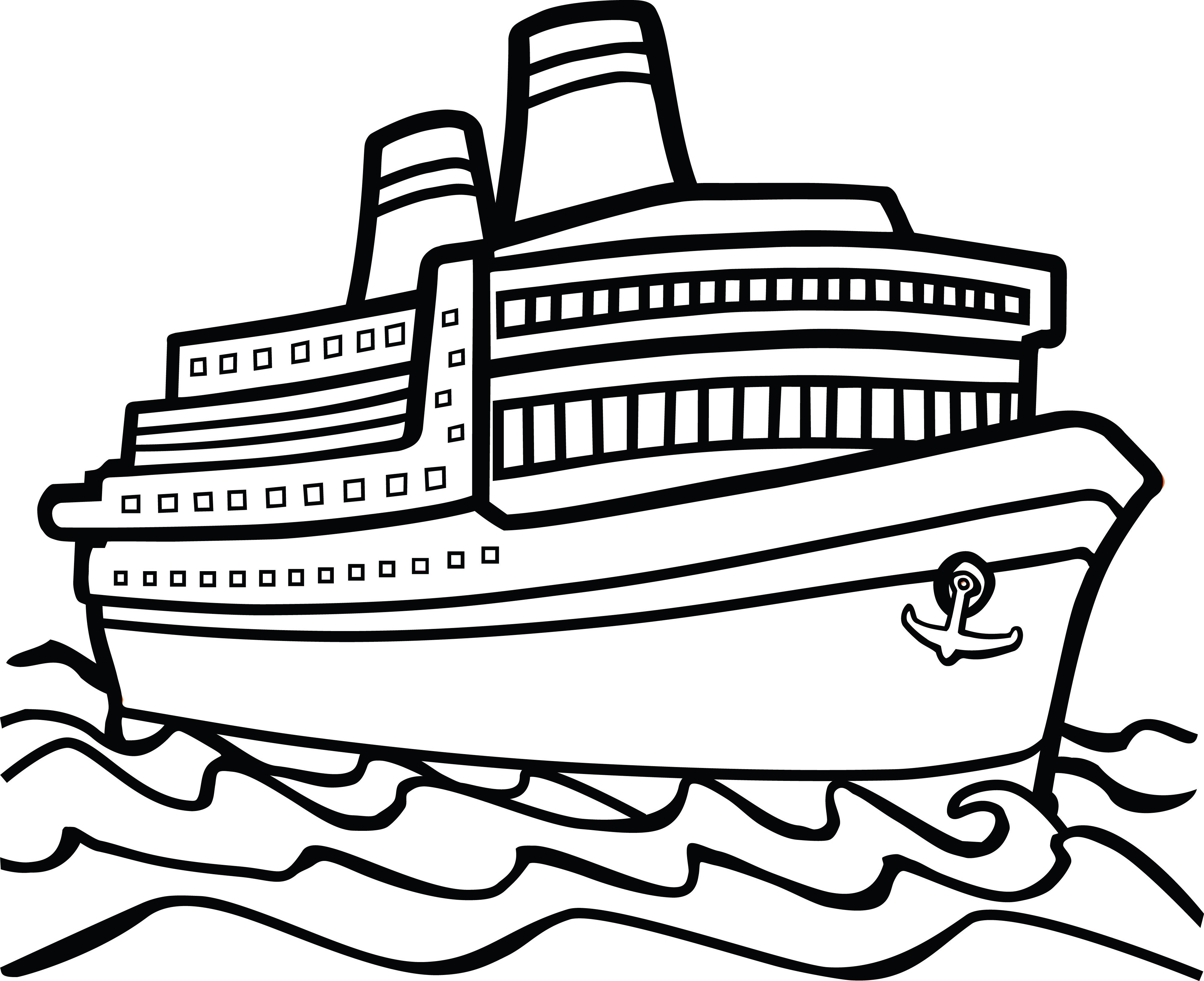 4000x3260 cruise ship clipart free clip art - Cruise Ship Drawing