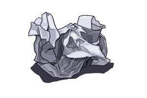 300x200 How To Draw Crumpled Paper - Crumpled Paper Drawing